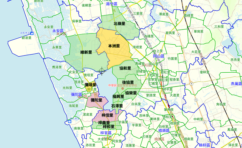 岡山軍用機場航空噪音防制區