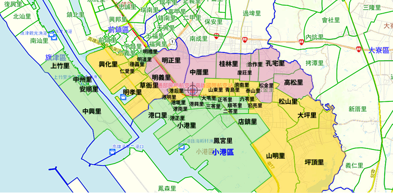 高雄小港國際機場航空噪音管制區