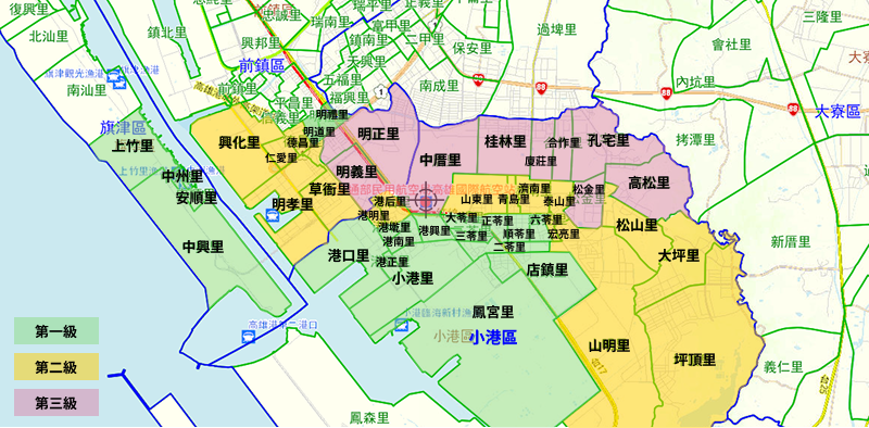 高雄小港國際機場航空噪音管制區