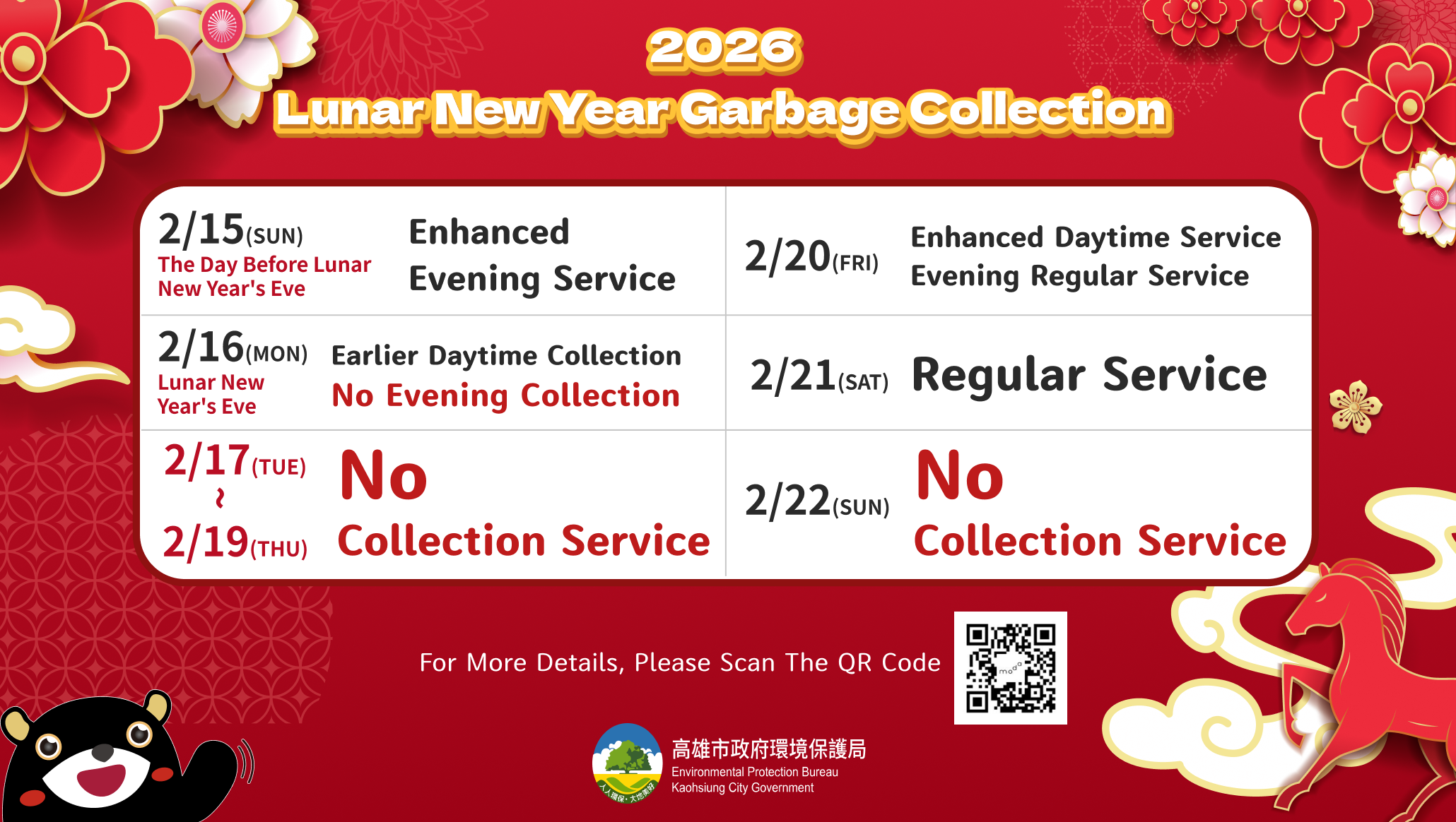 2026 Lunar New Year Garbage Collection